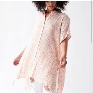 Lost + Wander Seascape Beach Cover Up Dress